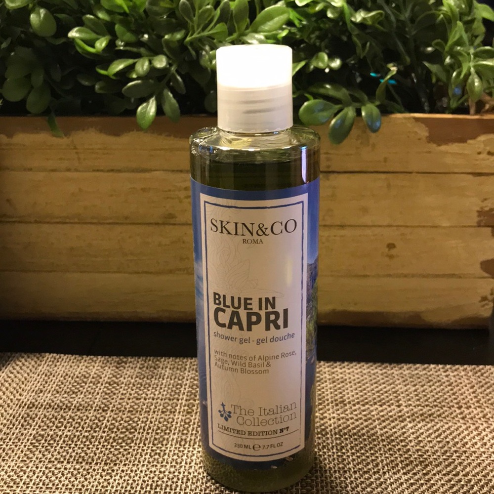 Skin & Co. Blue in Capri shower gel - new
